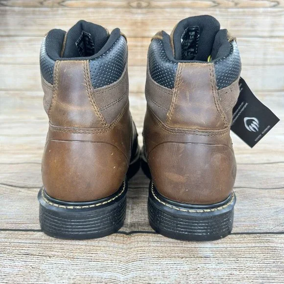 Wolverine Hellcat 6” Boots Men Size 11 M Ultraspring Moc Toe Work WP Boots - NEW